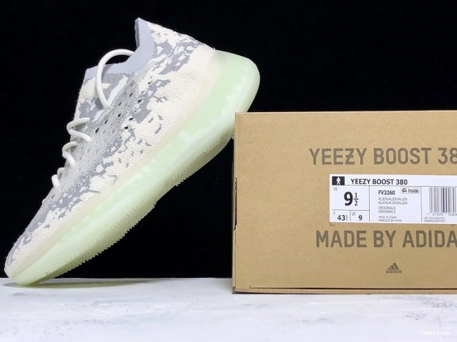Yeezy FV3260 Adidas 380 Boost Alien 1209